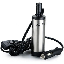Auton DC 12V uppopumppu vesiöljy dieselpolttoaineen siirto savukkeensytytin 38mm