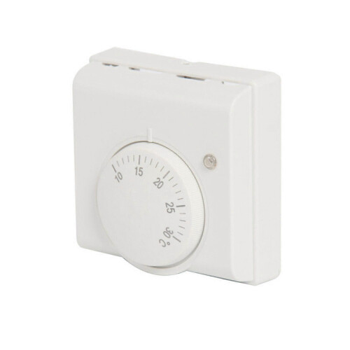 Home White Durable Central Heating Room Temp Replace Thermostat Mechanical Stat 1