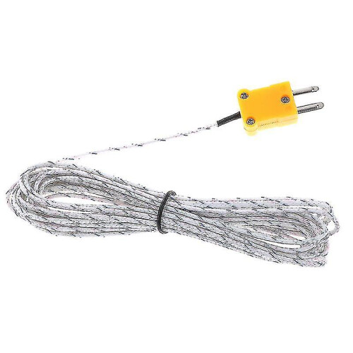1pc 5m K Type Temperature Sensor Thermocouple Probe Cable Wire Hfmqv 2