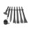 8pc Air Chisel Head Set Pneumatic Chisel Air Hammer Punch Chipping Tool Pneumatic Chisel Air Hamme 5