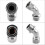 Conector extensor adaptador de cotovelo compatível com chuveiro (prateado) (1 unidade) 4