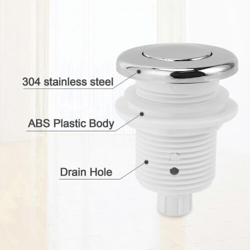 16a On Off Push Button Switch Jetted Whirlpool Jet compatible with Bath Tub Spa Garbage 1
