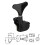Tarraxas seladas 2+2 para baixo, compatíveis com Precision Bass e Jazz Bass. 5