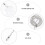 2pcs Light Pull Rope Universal Chain with Crystal Balls Cord Controller compatible with Ceiling Fan Pendant Lamp 2
