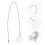 2pcs Light Pull Rope Universal Chain with Crystal Balls Cord Controller compatible with Ceiling Fan Pendant Lamp 4