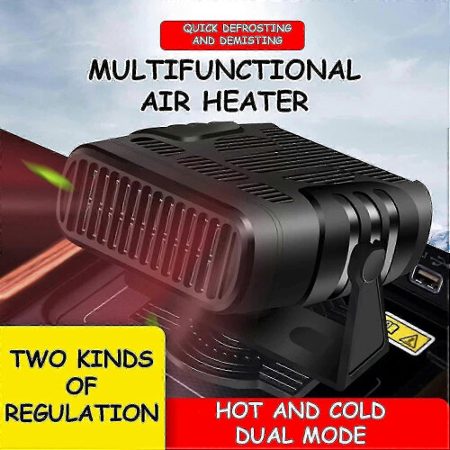 Autokachel Ontdooier 12V 120W / 24V 200W Draagbare Windschermventilator 2
