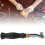 Stainless Steel Leather Craft DIY Tool - Adjustable Edge Creaser with Ebony Handle (1.2mm) 2