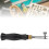 Stainless Steel Leather Craft DIY Tool - Adjustable Edge Creaser with Ebony Handle (1.2mm) 4