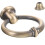 Door Knocker Single Front Door Knocker Home Decoration Classical Knocker Decor 2