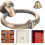 Door Knocker Single Front Door Knocker Home Decoration Classical Knocker Decor 3