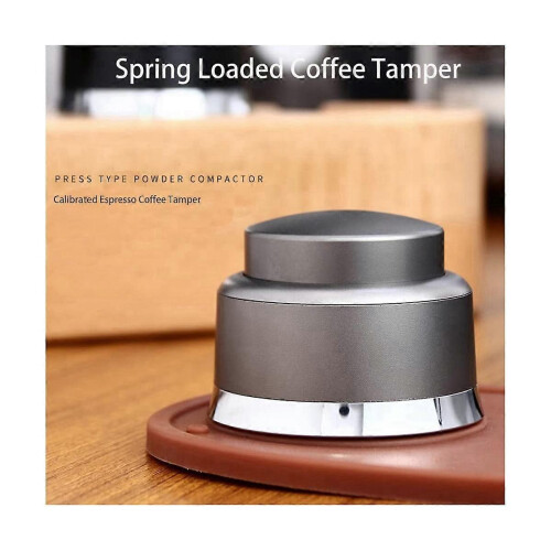 Σφυρί για καφέ Barista 58mm με βαθμονομημένο ελατήριο από ανοξείδωτο ατσάλι 2