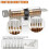 Locksmith Training Lock Set 30pcs Transparent Lock compatible with Lockpick Practice compatible with Beginner 4