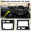 Kit de instalação de painel de rádio Android com moldura de carro de 9 polegadas, compatível com Land Cruiser 70 2023+ 4