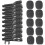 10 pezzi Clip per microfono da bavero universale Mini clip per microfono lavalier con clip in ferro e 10 copri microfono 2