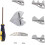 Multi Angle Miter Cutter Shear Tools, Miter Scissors Universal Angle Cutter Adju ^ 3