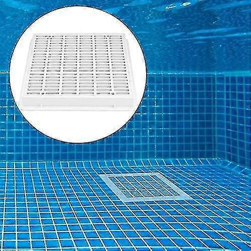 Tampa de fundo para ralo principal de piscina de 9 polegadas, formato quadrado 2