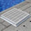 Tampa de fundo para ralo principal de piscina de 9 polegadas, formato quadrado 5