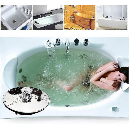 Drain Plug 42 To 45 Mm, Bath Plug, Sink Plug, Kitchen, Bathroom New 1