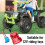 Adaptador Power Wheels compatível com bateria, com conector de chicote de fios de 12AWG e fusível de 40A, compatível com Peg-Pereg. 5