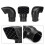 Snorkel universal de 3,5 polegadas para carro, tubo de entrada de ar para travessia em lama, compatível com veículos off-road. 4