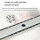 Computer Keyboard Sliding Tray Under Desk Keyboards Drawer Stand Extender 3
