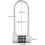5 Digit Combination Padlock Alloy Safety U Shaped Code Lock Extra Long Locker Lock With Code Lock(silver) 4