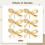 Brass Drawer Pulls Set of 6 Gold Bow Cabinet Knobs, Elegant Solid Brass Handles with Screws 3