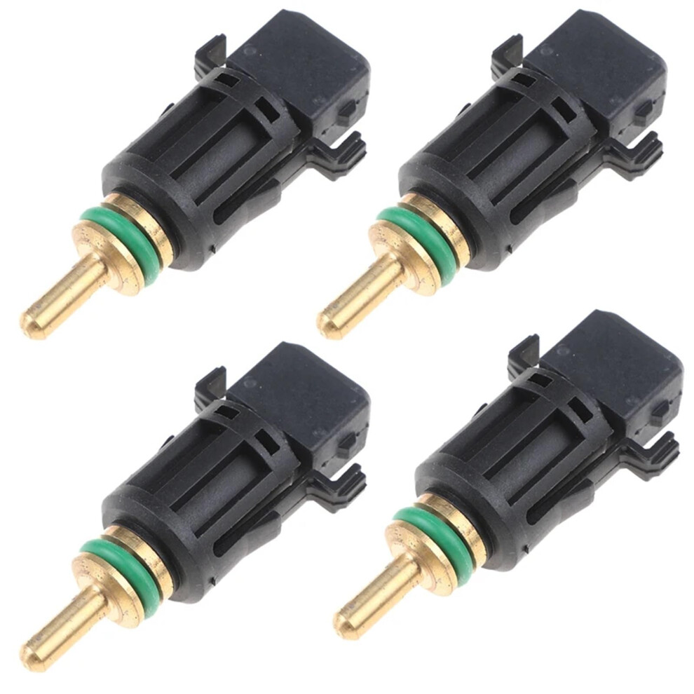 Set Of 4 Piezoelectric Coolant Temperature Sensor 13621433077 For Bmw, Accurate Detection, Oem Replacement 9351714622813