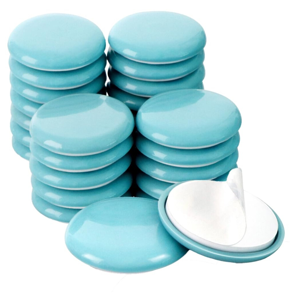 2In Furniture Sliders For Carpet, 12 Pcs Blue Self Adhesive Chair Leg Floor Protectors For Hardwood And Carpet Floors 9330225477532