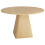Modern Solid Oak Round Dining Table Large Wooden Kitchen Table 7