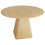 Modern Solid Oak Round Dining Table Large Wooden Kitchen Table 8
