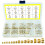 300 Stück Rändel-Gewindeeinsatzmuttern Set - Messing Wärme-Einsatzmuttern Sortiment Kit 1