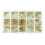 300 Stück Rändel-Gewindeeinsatzmuttern Set - Messing Wärme-Einsatzmuttern Sortiment Kit 6