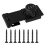 Barn Door Combination Padlock with Mechanical Code Security, Rust‑Resistant Hasp Latch for Cabinets Drawers Fridges, Black 1