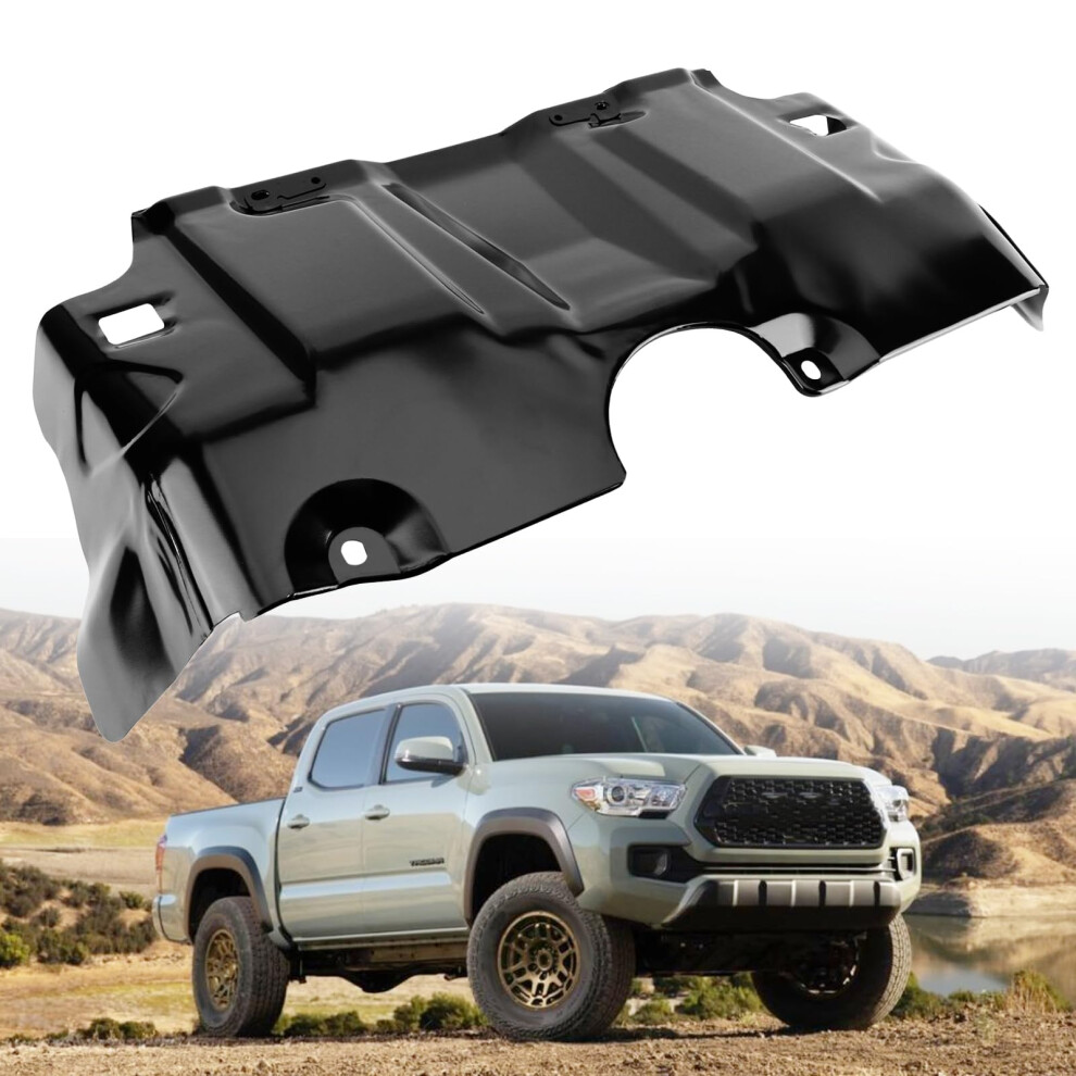 Heavy Duty Steel Engine Splash Shield Front Skid Plate Guard For Tacoma 2005Â2023 3.5L 2.7L 9330225478287