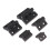 65x65mm Black Plastic Door Hinge, Folding Adjustable Butt Hinge for Cabinets, Quiet Durable Design 4