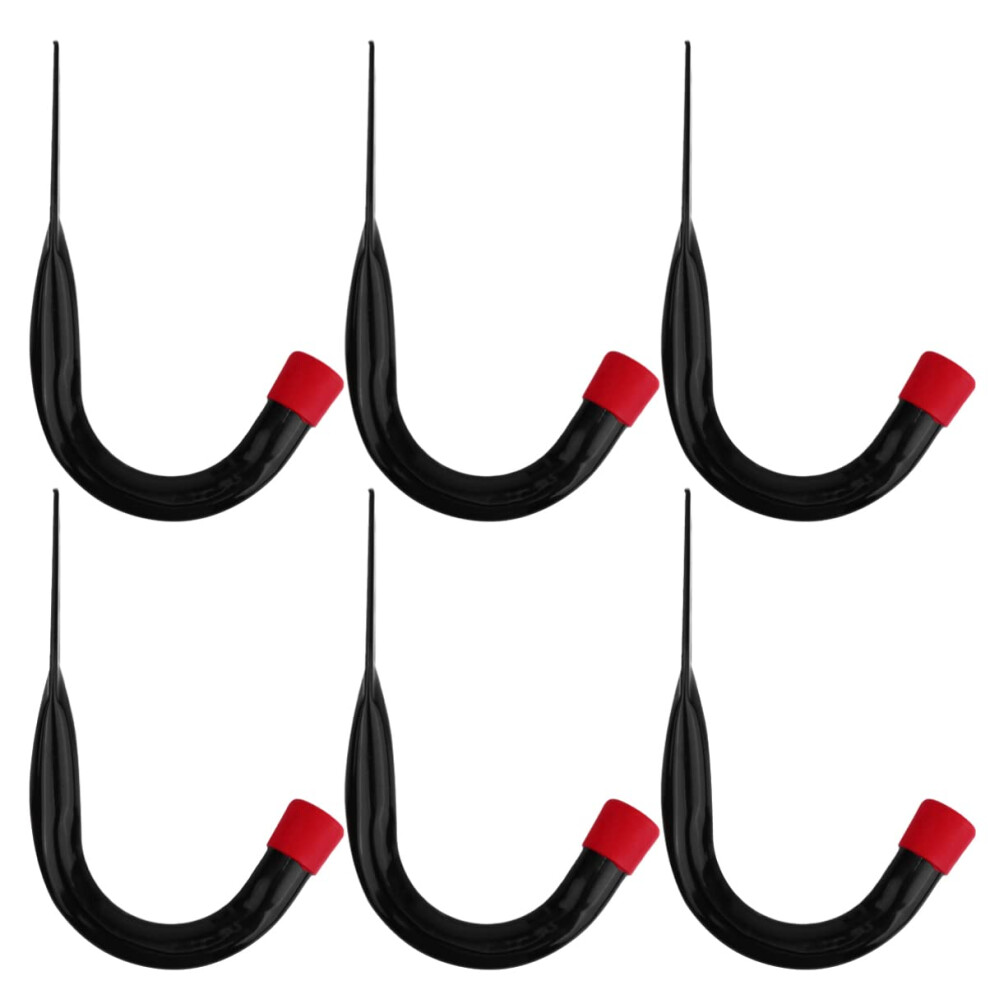 Garage Wall Hooks 6Pcs Heavy Duty Tool Hangers For Garage Storage Non Slip Rubber Coated Hooks 9073542146957