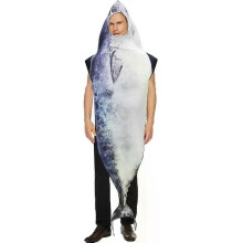 Cosplay-Fischkostüm für Erwachsene, Unisex-Outfit, Karnevalsparty-Cosplay, lustiges Fisch-Tier-Verkleidungsstück, Damenbeklei GGiB