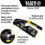 Pass Thru RJ45 Ratcheting Compact Crimp Tool Yellow Black For Professional Network Cable Termination 3