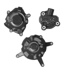 Motorcycle Engine Protection Cover for Yamaha MT03 MT03 20162022 R3 20152022, Carbon Fiber Texture, ImpactResistant Guard