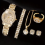 6PCS Womens Crystal Watch Set 2