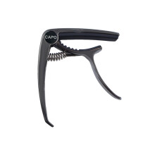 Guitar Capo i zinklegering til akustiske guitarer Black