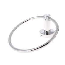 Stainless Steel Towel Ring for Bathroom Wall Mounted Rack, Durable Steam Resistance, Easy Installation