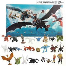 Gos-2024 Advent Calendar Doll Toy Christmas 24 Day Countdown Calendar Surprise Box Gift Dragon-WELLNGS dragon