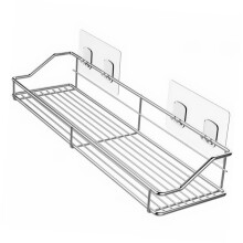 Bathroom Wall Shelf Stainless Steel Shower Caddy Drill DualLayer RustResistant Organizer