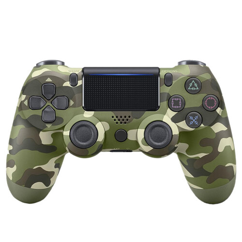 （camouflage green）Hand Ps4 Shanks Six Axis Dual Vibration Bluetooth Levers Wireless Operating