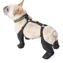 (L) Dog Rain Boots Outdoor Dog Shoes Dog Boots Dog Suspender Boots Winter Paw Protector For Winter Snowy Day, Outdoor Walking