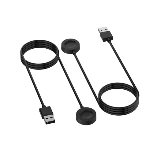 (Black 1 meter) Fossil/5 HR Magnetic Charging Cable