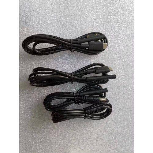 (Black) PD to C Charging Cable for Microsoft Tablets 4/5/6/7/GO