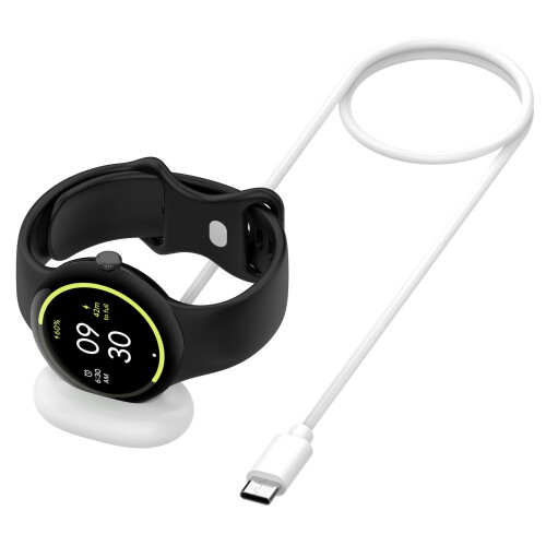 (White USB Interface) Google Watch 4 Schnellladefunktion (magnetisch) 2